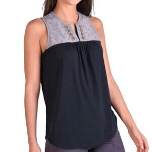 Sherpa Adventure‎ Gear Top Maya Embroidery Tank Organic Cotton Gorpcore Medium